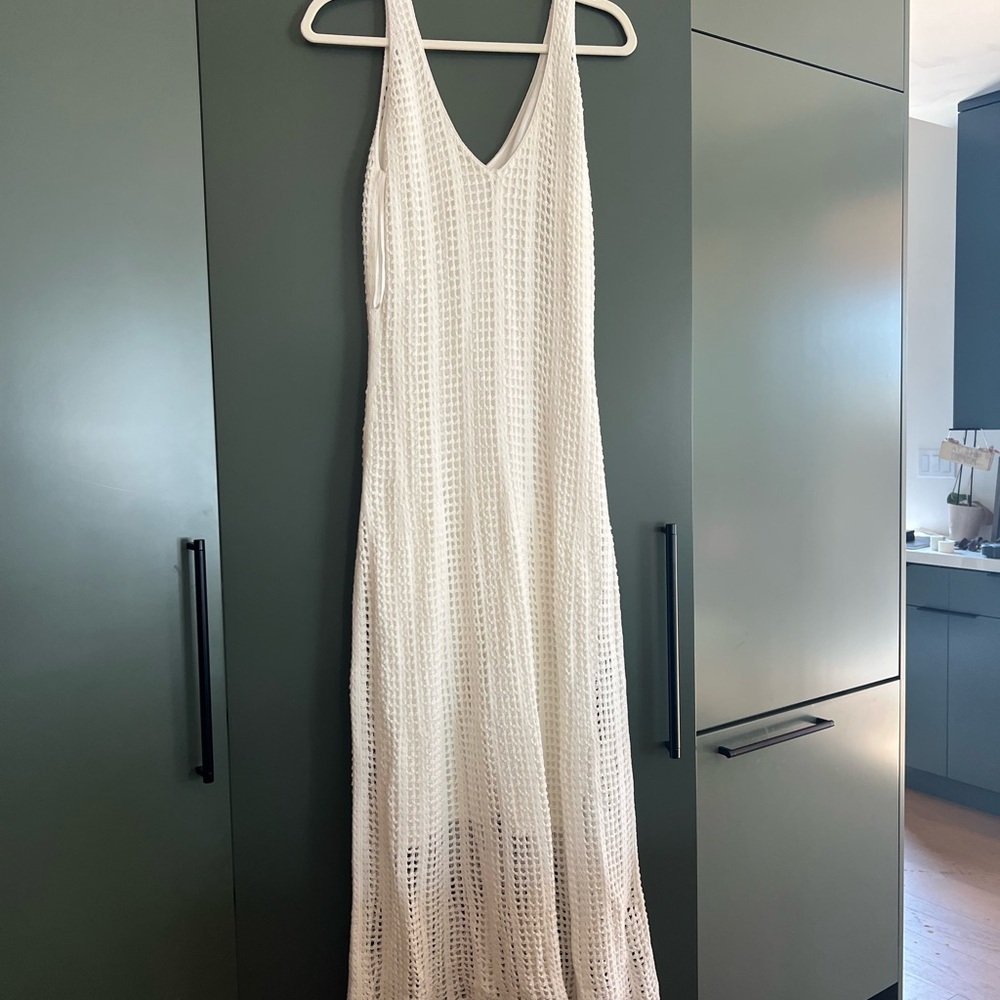 Vince White Maxi Dress